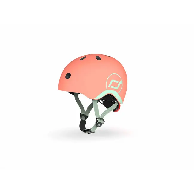 Casca De Protectie Pentru Copii, Sistem De Reglare Magnetic Cu Led, Xxs-s, 45-51 Cm, 1 An+, Peach, Scoot  Ride Pjb96389