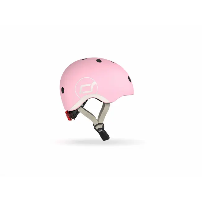 Casca De Protectie Pentru Copii, Sistem De Reglare Magnetic Cu Led, Xxs-s, 45-51 Cm, 1 An+, Rose, Scoot  Ride Pjb96323