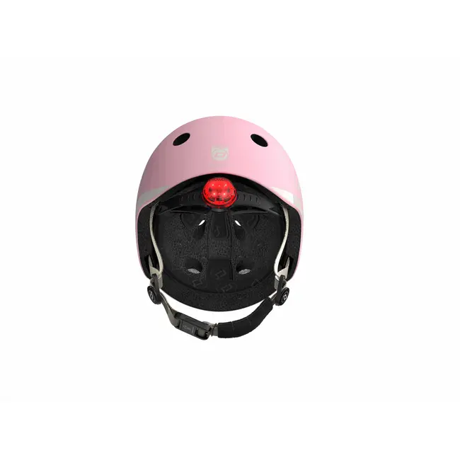 Casca De Protectie Pentru Copii, Sistem De Reglare Magnetic Cu Led, Xxs-s, 45-51 Cm, 1 An+, Rose, Scoot  Ride Pjb96323