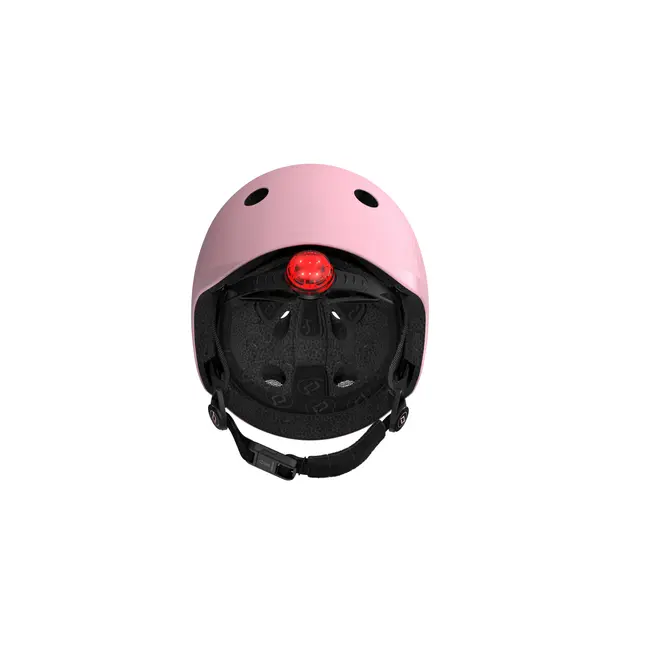 Casca De Protectie Pentru Copii Cu Finisaj Mat, Sistem De Reglare Magnetic, Include Lumina De Siguranta Led Si Captuseala Moale Din Fleece Pentru Protectie Suplimentara, S-m, 51-55 Cm, 3 Ani+,  Rose, Pjb96368