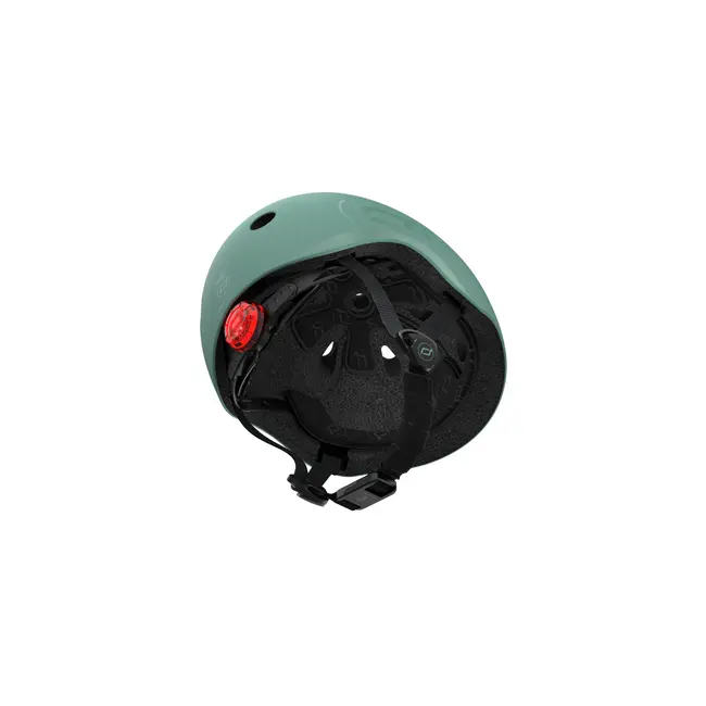 Casca De Protectie Pentru Copii Cu Finisaj Mat, Sistem De Reglare Magnetic, Include Lumina De Siguranta Led Si Captuseala Moale Din Fleece Pentru Protectie Suplimentara, S-m, 51-55 Cm, 3 Ani+, Forest, Pjb96366