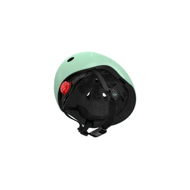 Casca De Protectie Pentru Copii Cu Finisaj Mat, Sistem De Reglare Magnetic, Include Lumina De Siguranta Led Si Captuseala Moale Din Fleece Pentru Protectie Suplimentara, S-m, 51-55 Cm, 3 Ani+, Kiwi, S Pjb96365