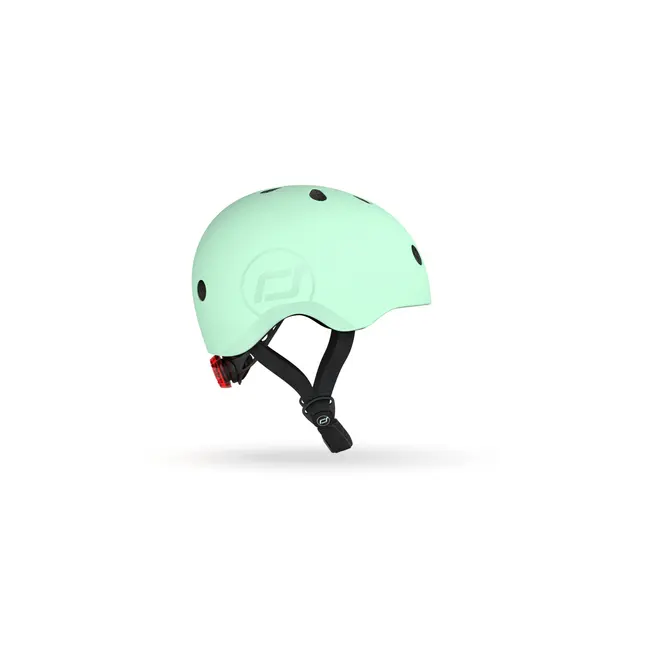 Casca De Protectie Pentru Copii Cu Finisaj Mat, Sistem De Reglare Magnetic, Include Lumina De Siguranta Led Si Captuseala Moale Din Fleece Pentru Protectie Suplimentara, S-m, 51-55 Cm, 3 Ani+, Kiwi, S Pjb96365