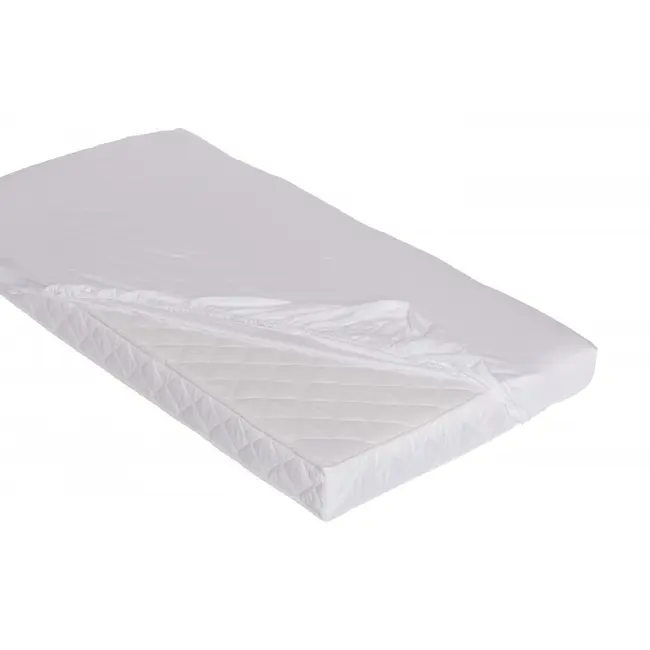 Cearsaf Din Bumbac Jersey Cu Elastic Pe Contur 120x60x15 Cm, Alb Pjbpjb_16