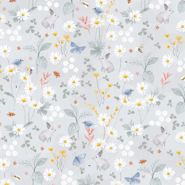 Paturica Pentru Copii Nature Bambus By Amy Cu Doua Fete, 100x70cm + Cadou Rucsacel Lunca Gri Pjb82450