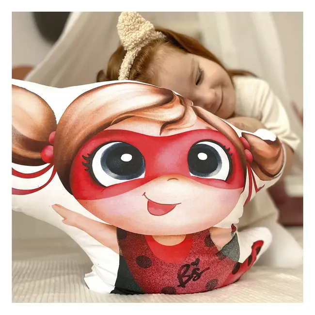 Perna Bebe Superhero Ladybug Girl Pjbc543