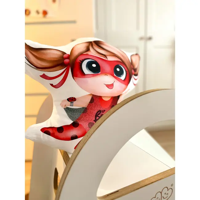 Perna Bebe Superhero Ladybug Girl Pjbc543