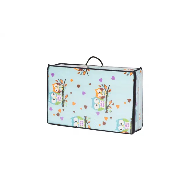 Saltea Pliabila Din Spuma, Cu Husa Detasabila Din Bumbac Imprimat Si Geanta De Transport 120 X 60 X 6 Cm Pjbpjb_15