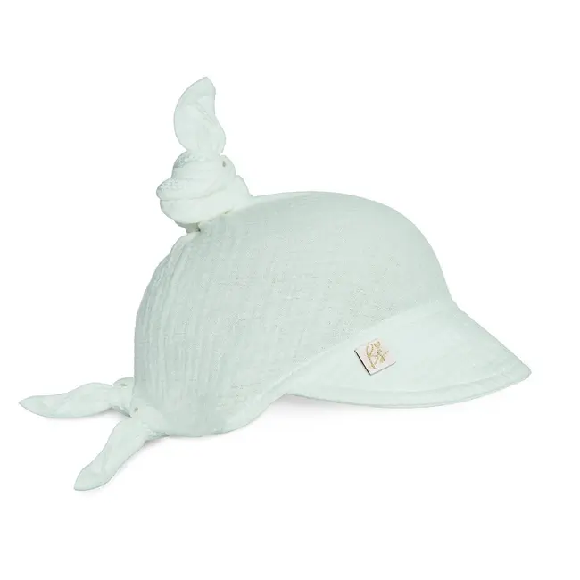 Sepcuta De Soare 6 Luni - 6 Ani Reglabila Din Bumbac Muselina Cu Cozoroc Pentru Protectie, Mint Pjbc-5771