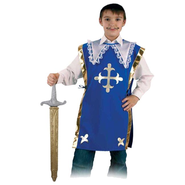 Costum pentru serbare Muschetarul Athos cu sabie 116 cm BBX20105