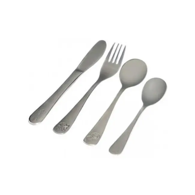 Set 4 tacamuri de inox pentru copii REER 2304