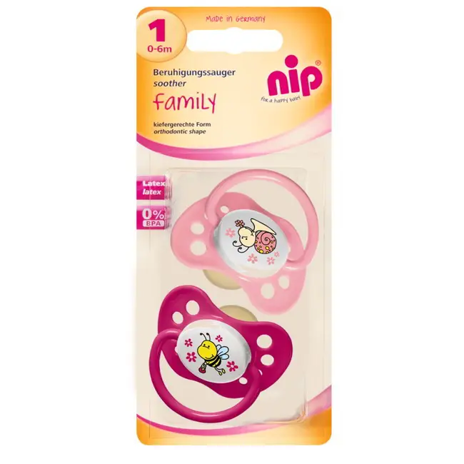 Suzeta Family Latex marimea 1 (0 - 6 luni), nip 31000