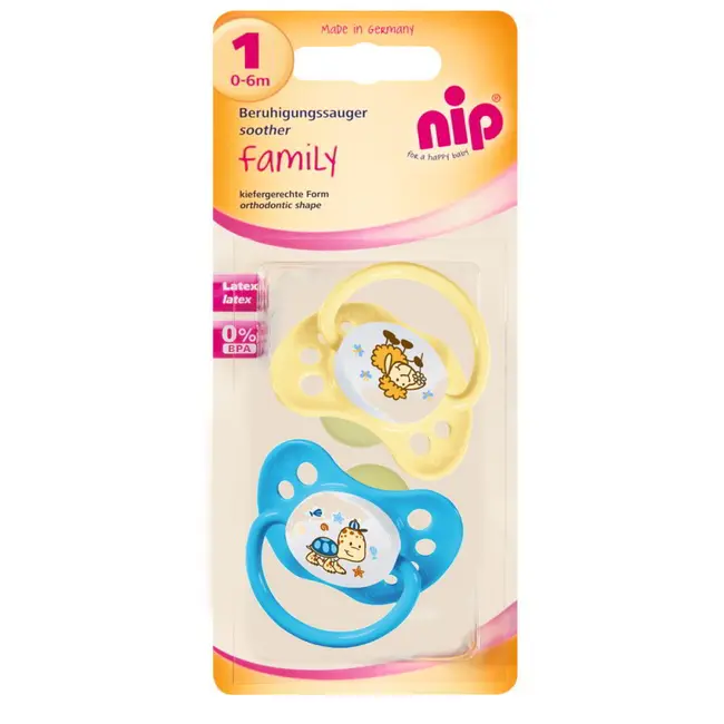 Suzeta Family Latex marimea 1 (0 - 6 luni), nip 31000