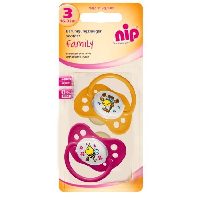 Suzeta Family Latex marimea 3 (16 - 32 luni), nip 31002