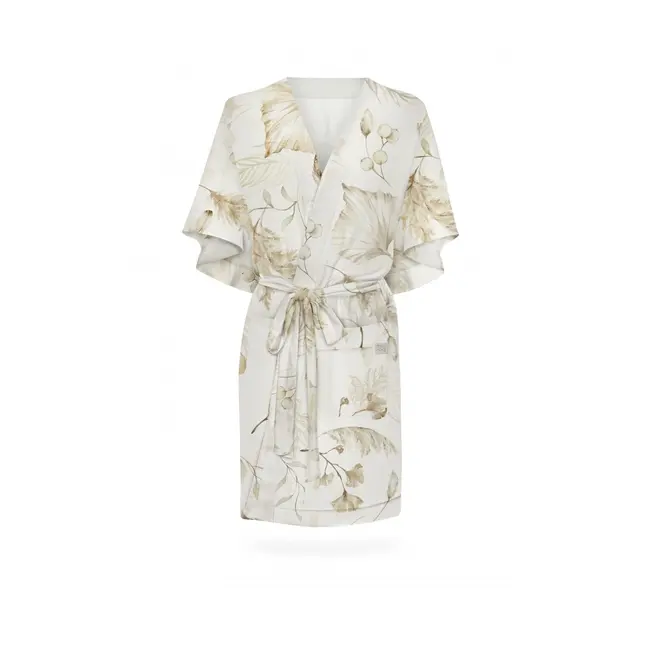 Halat   Kimono Pentru Gravide Si Mamici, Bumbac, Marime Universala, Boho Pjb601206