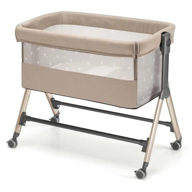 Patut, Sempreconte, Co-sleeper 2 In 1, Cu Laterala Culisanta, Cu Setare Unghiulara, Cu Roti, Reglabil In 8 Pozitii Pe Inaltime, Bej Pjb49920101