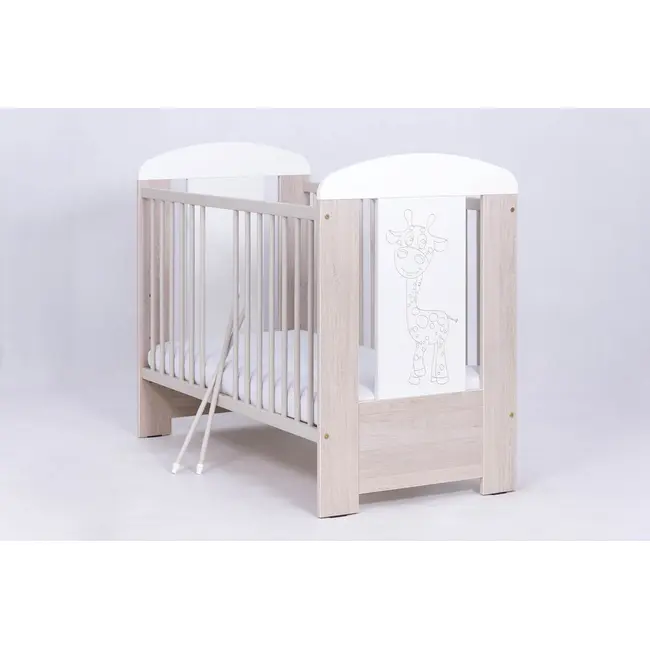 Patut Bebe Cu Inaltime Reglabila A Saltelei, Giraffe Santana, 120x60 Cm Pjbdrw_2016_20