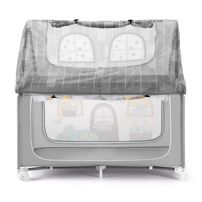 Patut Pliant Voiaj Cu Doua Niveluri De Inaltime, Ultraportabil Pentru Copii   Daily Dolci Sogni Bej  , Usor De Transportat, Ideal Pentru Calatorii, Material Rezistent Cu Protectii Laterale Si Saltea Inc Pjb49115040
