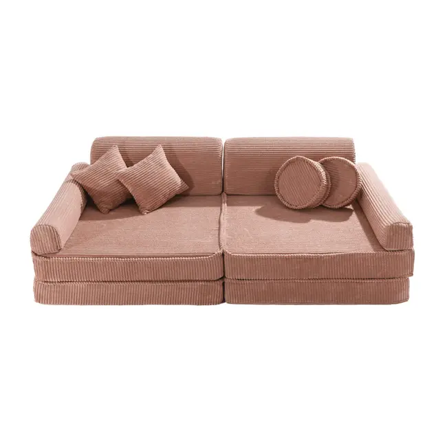 Playset Modular Canapea Premium Aesthetic Spuma ,   Roz Pudra Pjbsdpsc001