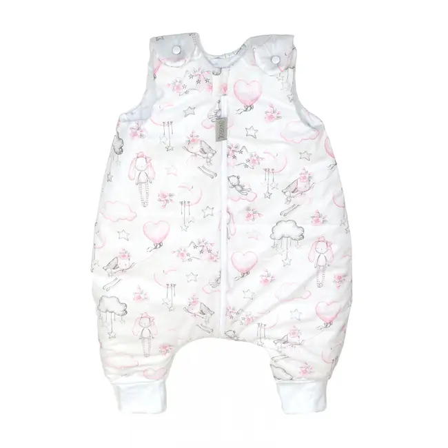 Sac De Dormit Cu Picioare, Bumbac 2.5 Tog, Dolly Doll Roz, S, 6-24 Luni Pjb84745