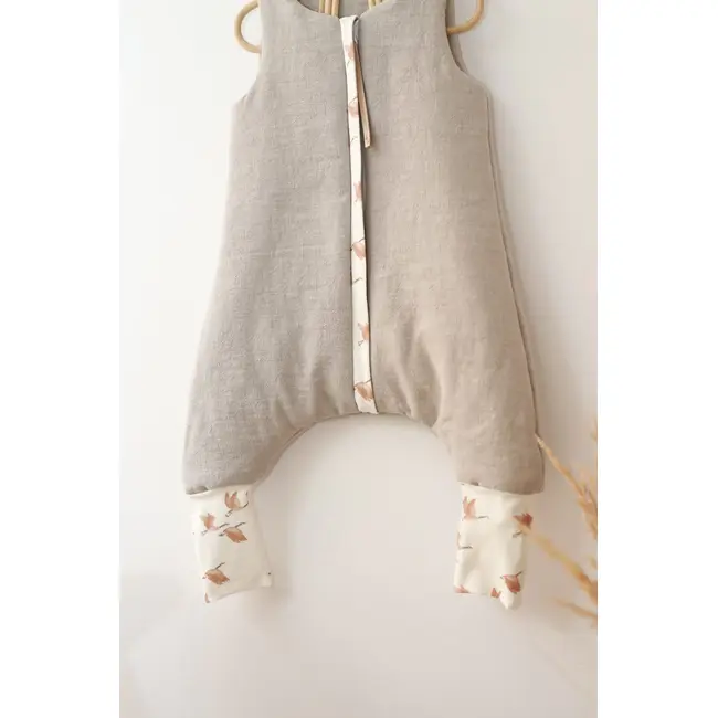 Sac De Dormit Cu Picioare, In Cu Umplutura 2-2.5 Tog, Tot Parcusul Anului, Bej, 74 80, 1-2 Ani Pjb4191131