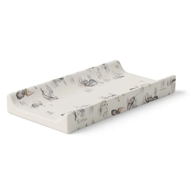 Saltea De Infasat Cu Spate Intarit Si Margini De Protectie 50x80 Cm, Magic Sea Animals Pjb2340