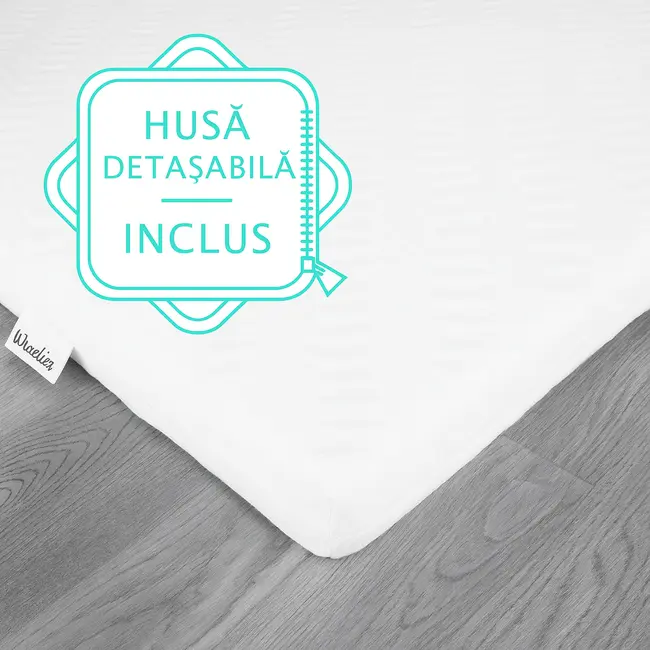 Saltea Pentru Tarc 88a 88a 6 Cm ,   Spuma Poliuretanica + Husa Detasabila Comfort Line, 2 In 1 Saltea  Covoras De Joaca Pjbbasic_mattress88cm