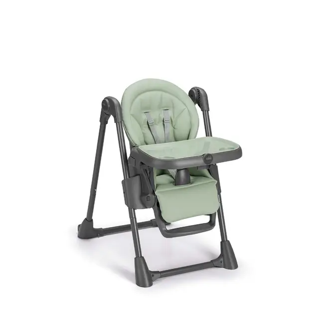 Scaun De Masa Multifunctional Pentru Bebelusi Si Copii, Cam   Pappananna Icon, Inaltime Ajustabila, Varsta 6-36 Luni, Pliabil, Centura De Siguranta In 5 Puncte, Depozitare, Grey Pjbs2250-c258