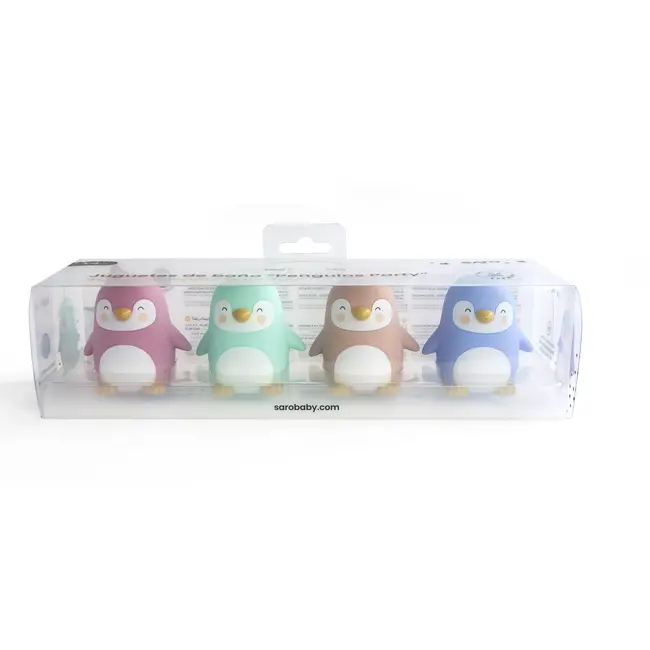 Set 5 Jucarii De Baie, Penguins Party Pjb3760