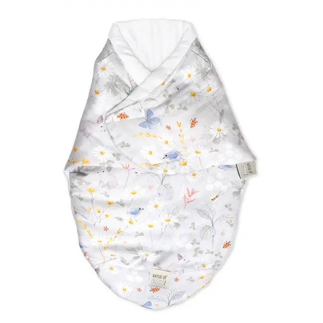 Sistem De Infasare Bambus, Inchidere Velcro, Baby Swaddle, Lunca Gri + Cadou Rucsacel Pjb82460