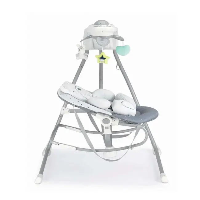 Balansoar Si Scaun 2 In 1 Pentru Bebelusi, Cu Melodii Si Proiector ,   Orso Grigio (0,  9 Kg) Pjbs347/247