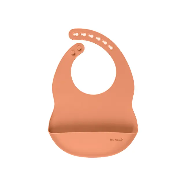Baveta Din Silicon Cu Buzunar, Ajustabila,   Nordic   - Copper Pjb17488