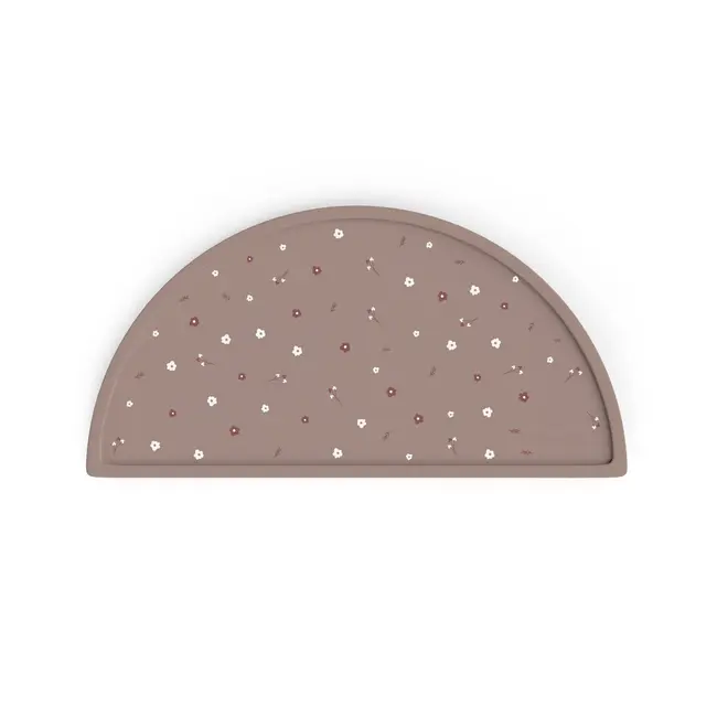 Covoras Pentru Diversificare, Din Silicon, Fara Bpa, Forma Semicirculara 45,5 Cm Si 23 Cm, Peony Pjbcssm_p