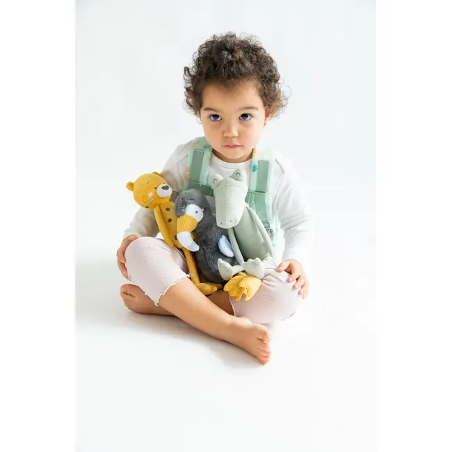 Jucarie Moale, , &oelig;jungle Party,   Longleg Plushie Crocodile Pjb31541
