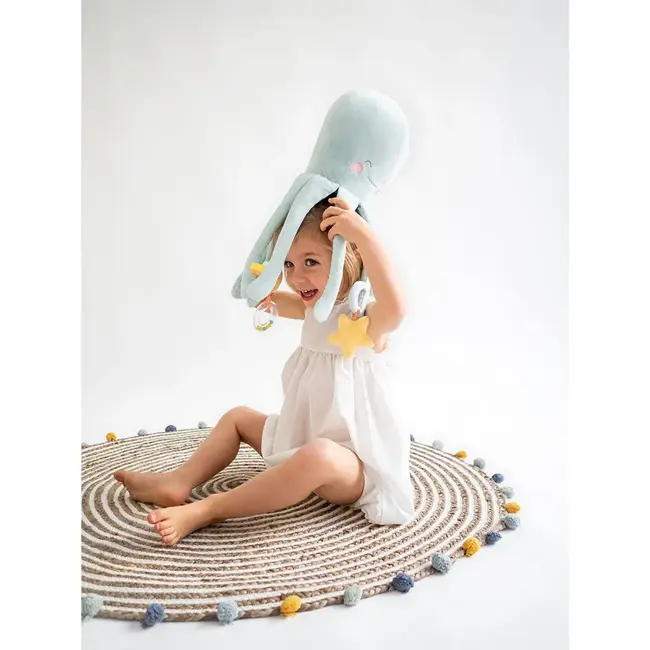 Jucarie Senzoriala, De Plus,   Happy Sea   Multiactivity Giant Octopus - Rose Pjb31143