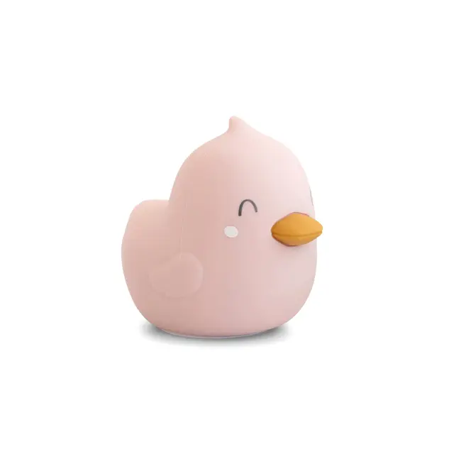 Lampa De Veghe Din Silicon Premium, Diverse Lumini, Usb Tip C, Led, Bright Duck, Roz Pjb37502