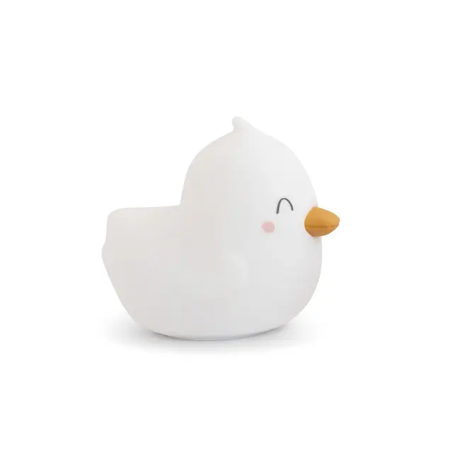 Lampa De Veghe Din Silicon Premium, Diverse Lumini, Usb Tip C, Led, Bright Duck, White Pjb37501