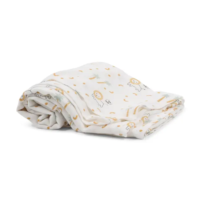 Muselina Din Bumbac Si Bambus, Scutec Sau Paturica Multifunctionala, Nairobi Mustard, 120 X 120 Cm Pjb32na41-048