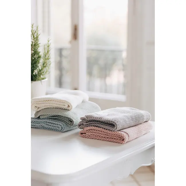 Paturica Din Bumbac Organic 70x90 Cm Rose Pjb3402-037