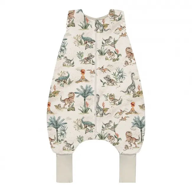 Sac De Dormit Cu Picioare, Bumbac 1 Tog,  World Of Dinosaurs, Marimea S, 86 92 98, 12-36 Luni - Babysteps Pjb8427