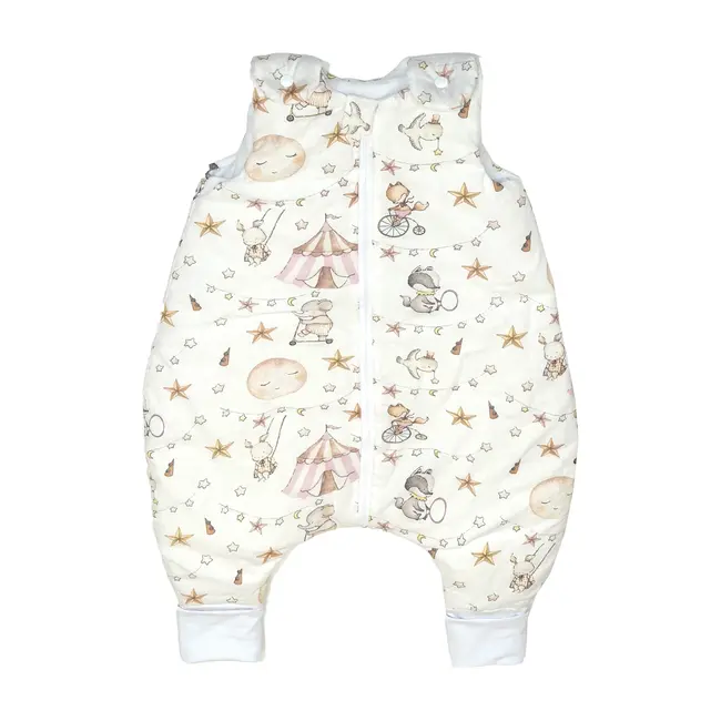 Sac De Dormit Cu Picioare, Bumbac 2.5 Tog, Circ Roz, S, 6-24 Luni Pjb84742