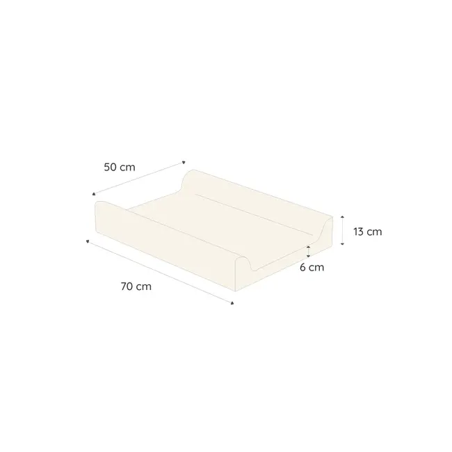 Saltea Pentru Schimbat Bebelusi, Impermeabila Si Cu Margini De Siguranta, 50x70 Cm,  Monstera Monkey Pjb31wp44-045
