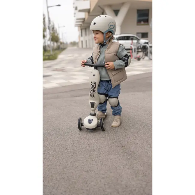 Set De Protectie Scoot And Ride, Genunchiere Si Cotiere, Marime Xxs, Ash Pjbc1601