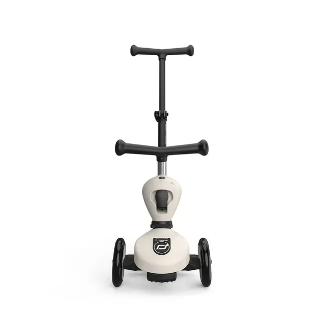 Trotineta Copii 3in1 Premium Scoot  Ride Highwaykick 1 Push And Go Ash, Cu Sezut Si Maner Pentru Parinte, Sistem Anti-rasturnare, 1,  5 Ani (max. 50 Kg) Pjb67