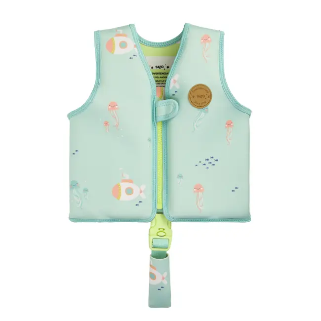 Vesta De Inot Copii Cu Protectie Uv Upf 50+ Jeallyfish By Saro ,   Vesta Flotabila Evolutiva 1-3 Ani Pjb62002