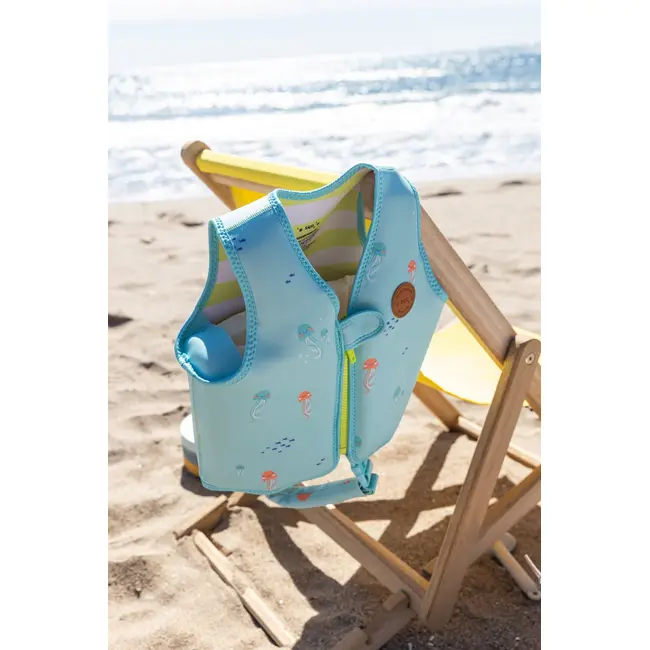 Vesta De Inot Copii Cu Protectie Uv Upf 50+ Jeallyfish By Saro ,   Vesta Flotabila Evolutiva 3-6 Ani Pjb62202