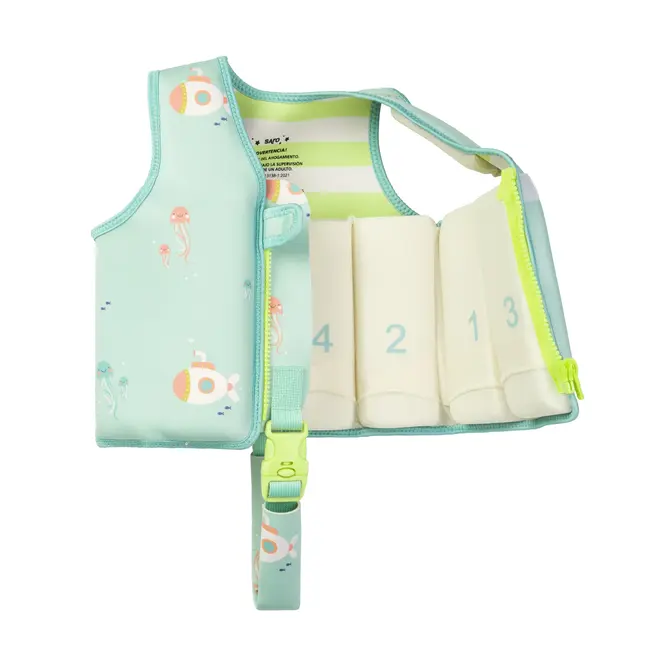 Vesta De Inot Copii Cu Protectie Uv Upf 50+ Jeallyfish By Saro ,   Vesta Flotabila Evolutiva 3-6 Ani Pjb62202