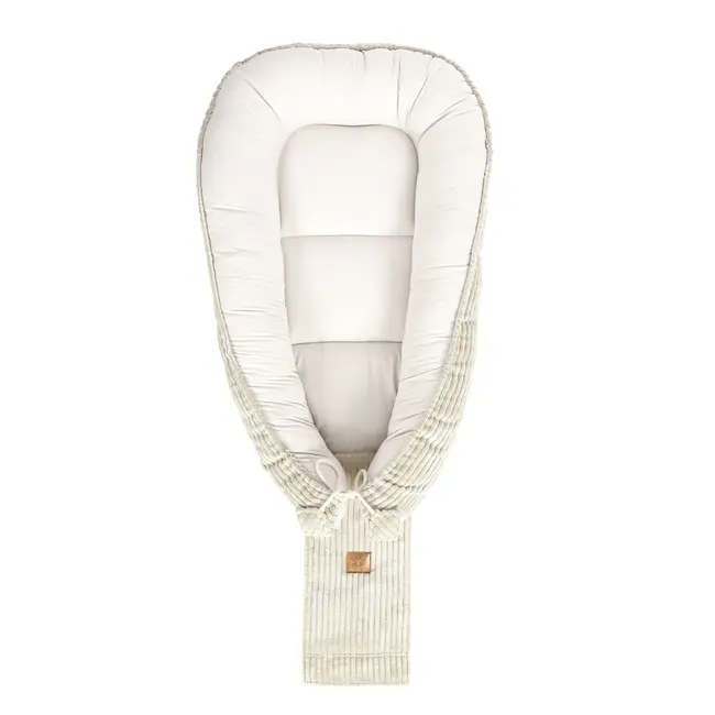 Babynest Pentru Bebelusi Meowbaby   Aesthetic Color Ecru ,   Spatiu Sigur Pentru Somn Si Joaca Pjbkokabh01