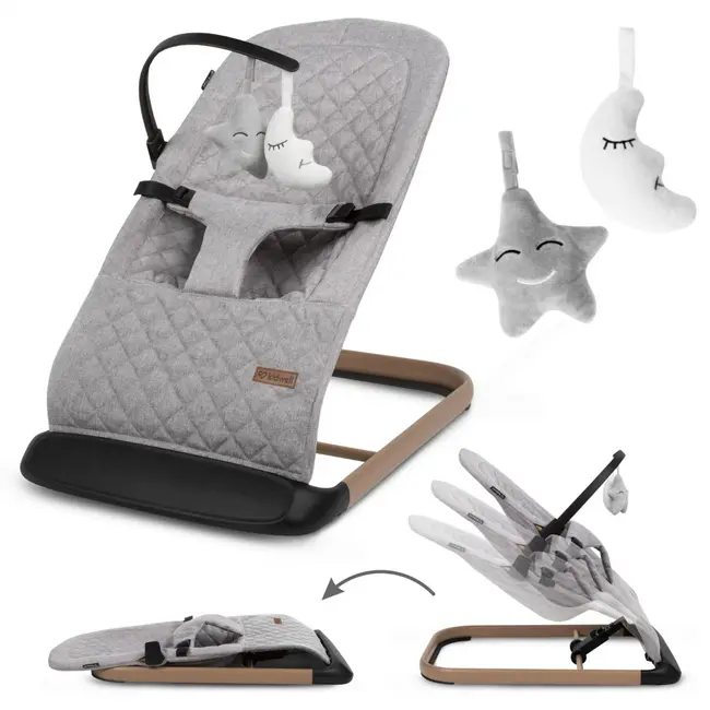 Balansoar Pentru Copii Kidwell Laro Full - Wooden Grey Pjblebular01a4