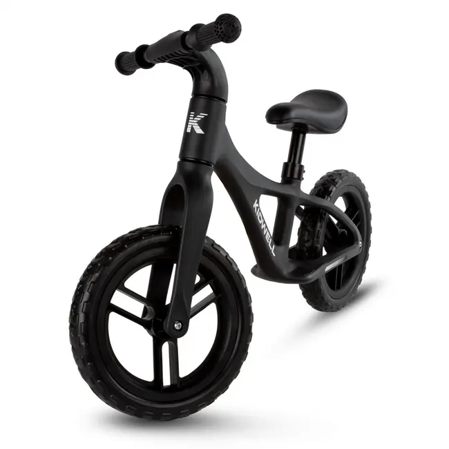Bicicleta De Echilibru Fara Pedale Pentru Copii, Kidwell Jogo Black, 2.8 Kg, Roti Eva 28 Cm, Reglabila, 85,  130 Cm, Max. 30 Kg Pjbrobijog01a0